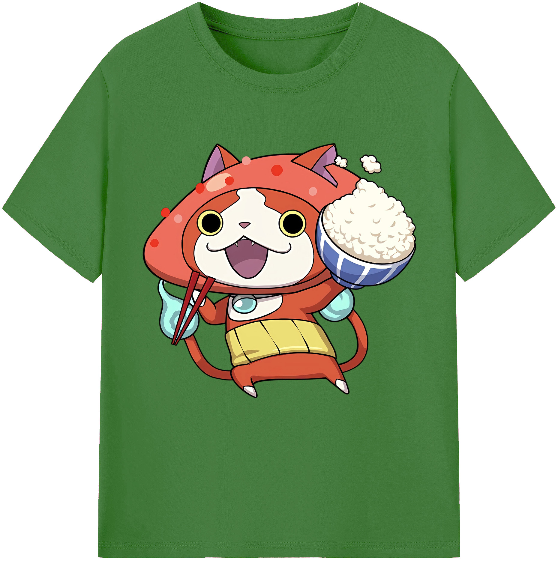 （画像用） 妖怪ウォッチ Yo-kai Watch レディースカジュアルプリントTシャツ（綿100％）
